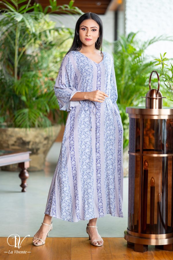 Printed Maxi Dress - Image 4