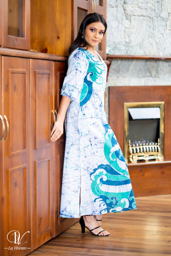 Batik Maxi Dress - Image 3