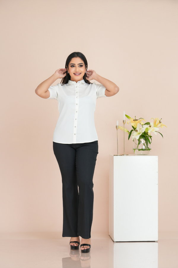 Short Sleeved Button Up Shirt - Image 2