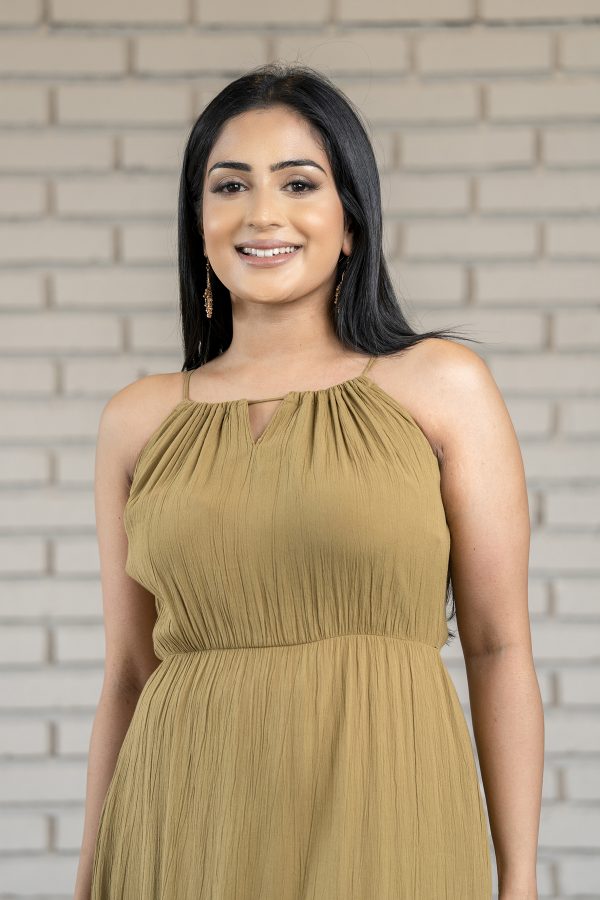 Tiered halter neck maxi dress - Image 5