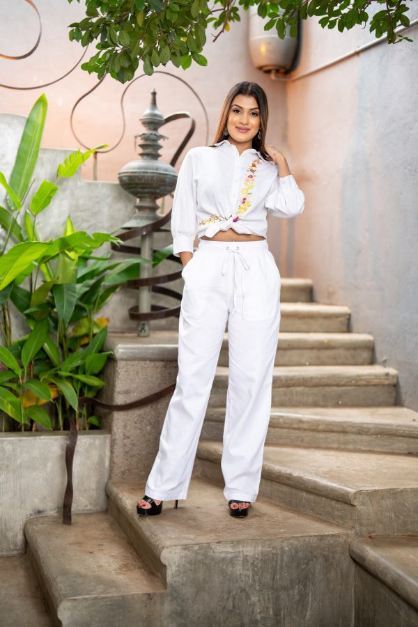 Elasticated Wide Leg Pant - Image 2