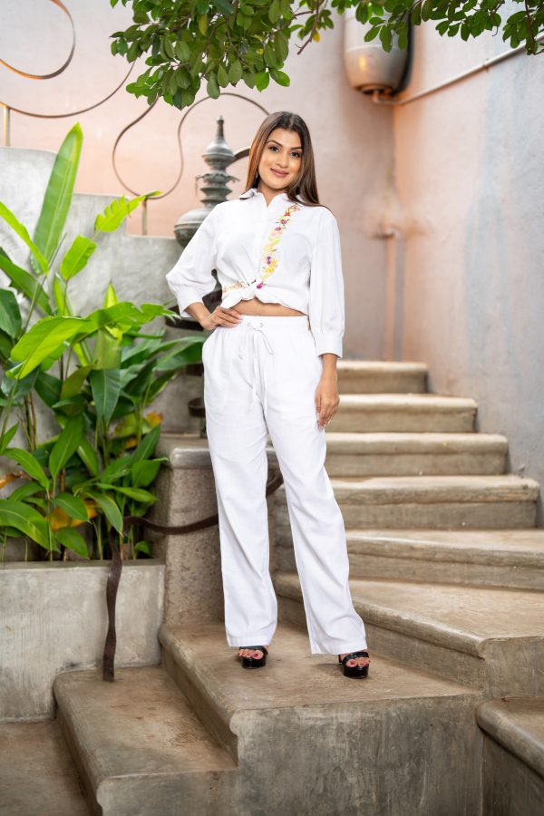 Elasticated Wide Leg Pant - Image 3