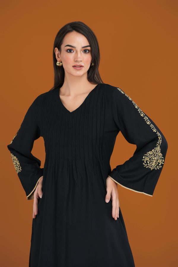 Embroidery Wide Sleeve Kurta