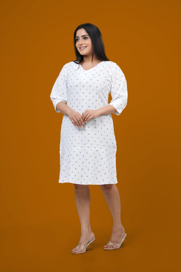 Floral Patterned Short Dress - Image 2